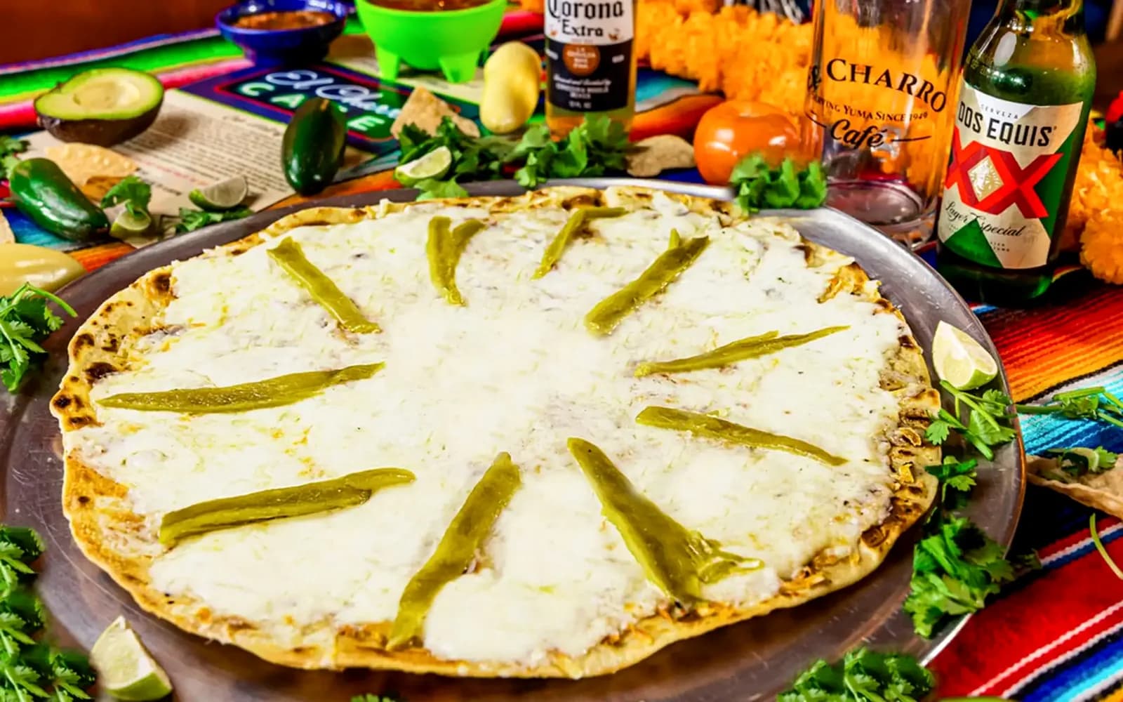 toasted cheese with green chiles