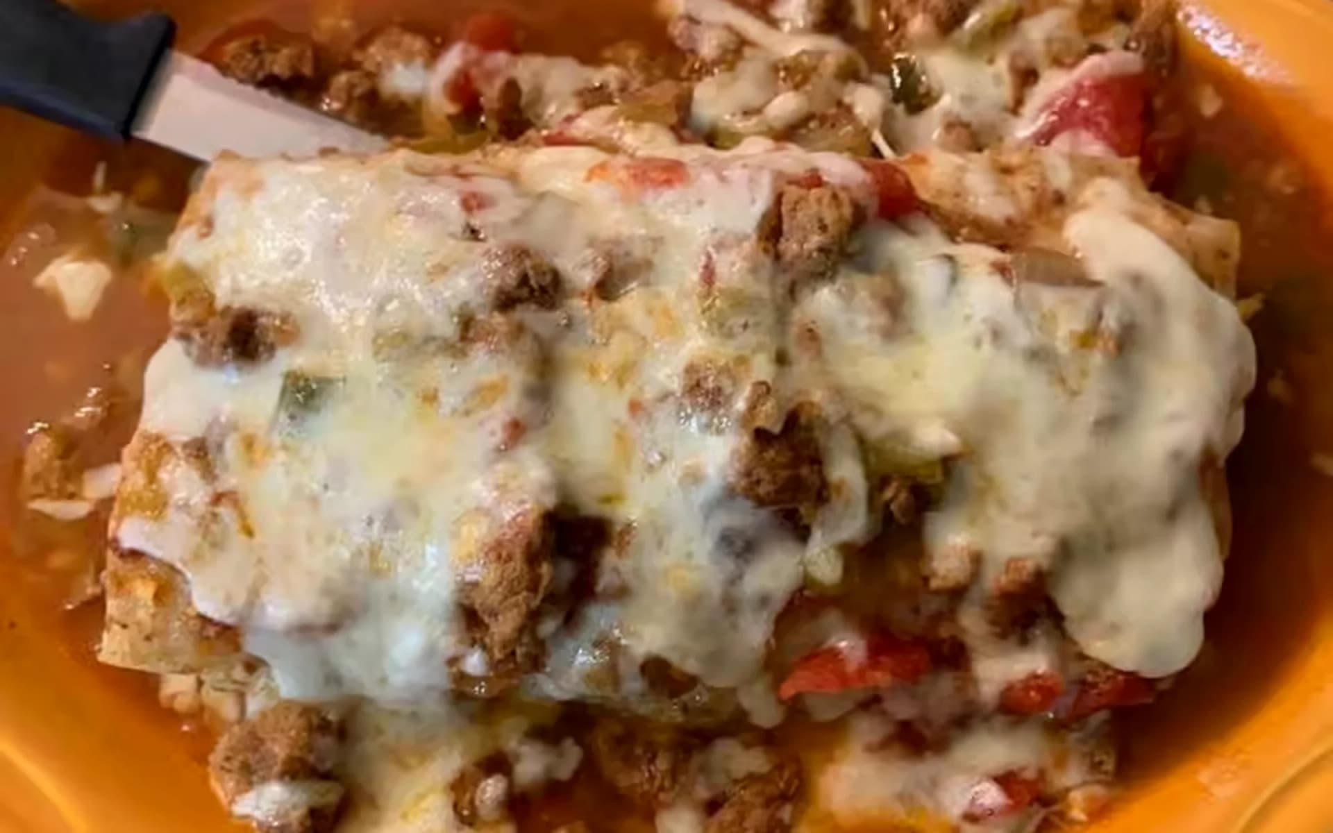 green saddle burrito